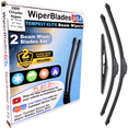 thumbnail image 1 of 2009 Chrysler Aspen Beam Wiper Blades Wipers w/2yr Warranty (Set of 3) w/Rear Wiper (WiperBladesUSA), 1 of 5