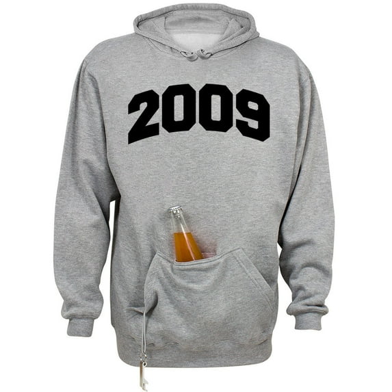 2009 College Style Beer Holder Tailgate Hoodie Sweatshirt Unisex X-Large Oxford