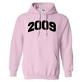 thumbnail image 1 of 2009 College Style Hoodie Sweatshirt Unisex X-Large Pink, 1 of 5