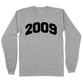 thumbnail image 1 of 2009 College Style Long Sleeve Shirt Unisex 4X-Large Grey, 1 of 5