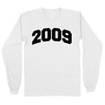 thumbnail image 1 of 2009 College Style Long Sleeve Shirt Unisex Small White, 1 of 5