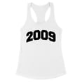 thumbnail image 1 of 2009 College Style Tank Top Fitted Racerback Women's X-Large White, 1 of 5