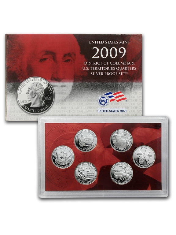 2009-S D.C. and U.S. Territories Quarters Proof Set (Silver)