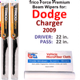 thumbnail image 1 of 2009 Dodge Charger Performance Beam Wipers (Set of 2), 1 of 3