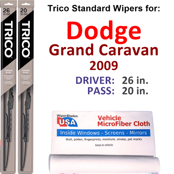 2009 Dodge Grand Caravan Wiper Blades (Set of 2)