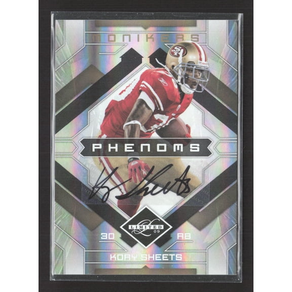 2009 Donruss Limited Monikers Phenoms Kory Sheets #183
