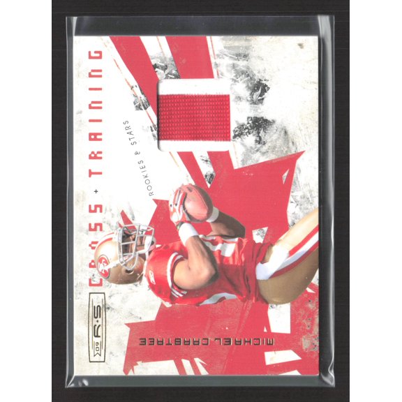 2009 Donruss Rookies & Stars Cross Training Michael Crabtree #22 Jersey Patch