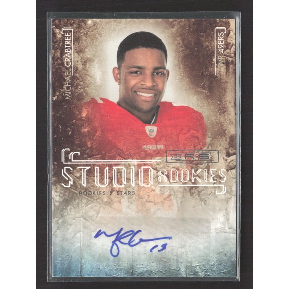 2009 Donruss Rookies & Stars Studio Rookies Michael Crabtree #5