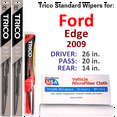 thumbnail image 1 of 2009 Ford Edge Wiper Blades (Set of 3) w/Rear Wiper, 1 of 3