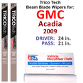 thumbnail image 1 of 2009 GMC Acadia Beam Blade Wipers (Set of 2), 1 of 3