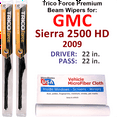 thumbnail image 1 of 2009 GMC Sierra 2500 HD Performance Beam Wipers (Set of 2), 1 of 3