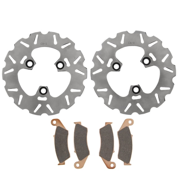 2009 Honda TRX700XX TRX700 Front RipTide Brake Rotors & MudRat Brake Pads
