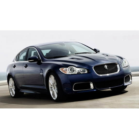 2009 Jaguar XFR US Car - 24x36 Inch Glossy Laminated Poster - Stunning Detail and Bold Colors