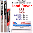 thumbnail image 1 of 2009 Land Rover LR2 Beam Blade Wipers (Set of 3) w/Rear Wiper, 1 of 3