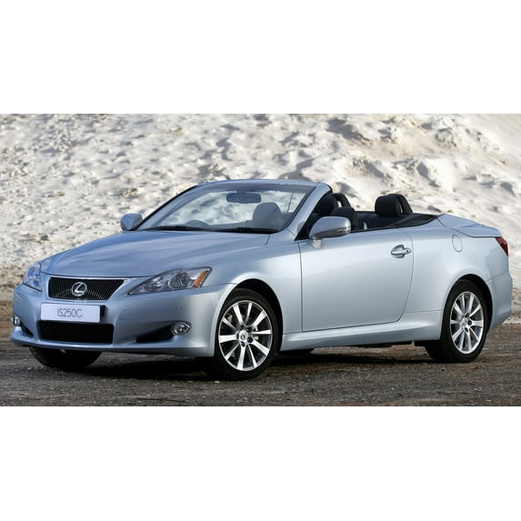 2009 Lexus IS C ZA Style A - 24x36 Inch Glossy Laminated Poster - Stunning Detail and Bold Colors