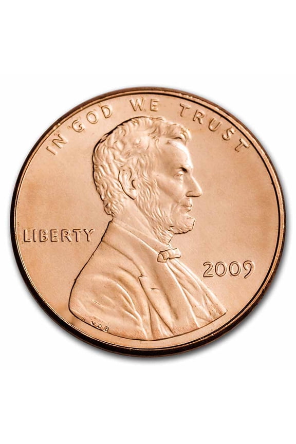2009 Lincoln Cent Formative Years BU (Red)