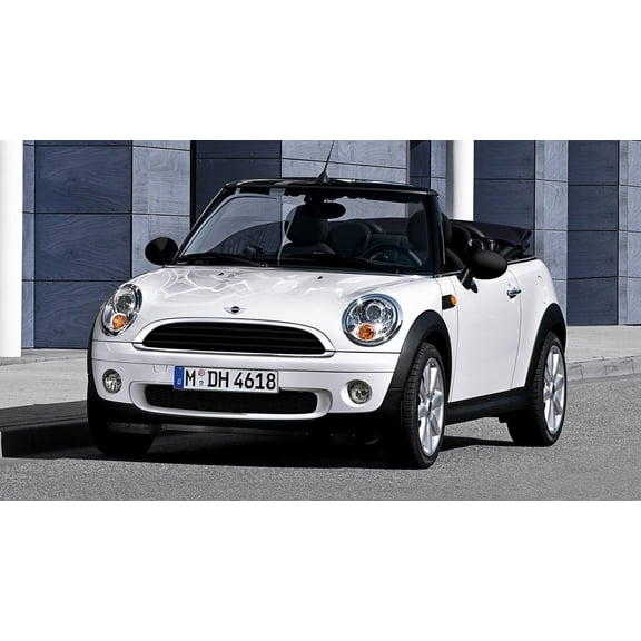 2009 MINI One Cabrio - 24x36 Inch Glossy Laminated Poster - Stunning Detail and Bold Colors