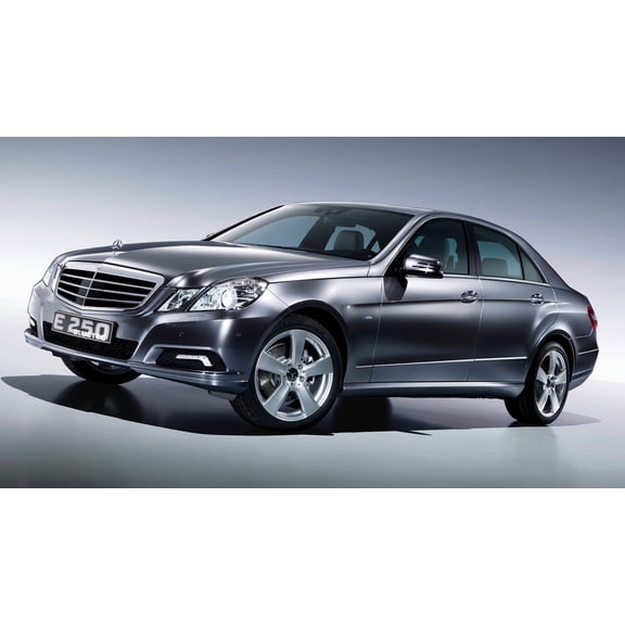 2009 Mercedes-Benz E 250 BlueTEC Concept Car Poster - 24x36 Inch Glossy Laminated Poster - Stunning Detail and Bold Colors