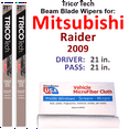 thumbnail image 1 of 2009 Mitsubishi Raider Beam Blade Wipers (Set of 2), 1 of 3