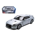 thumbnail image 1 of 2009 Nissan GT-R R35 Silver 1/18 Diecast Model Car by Bburago, 1 of 4