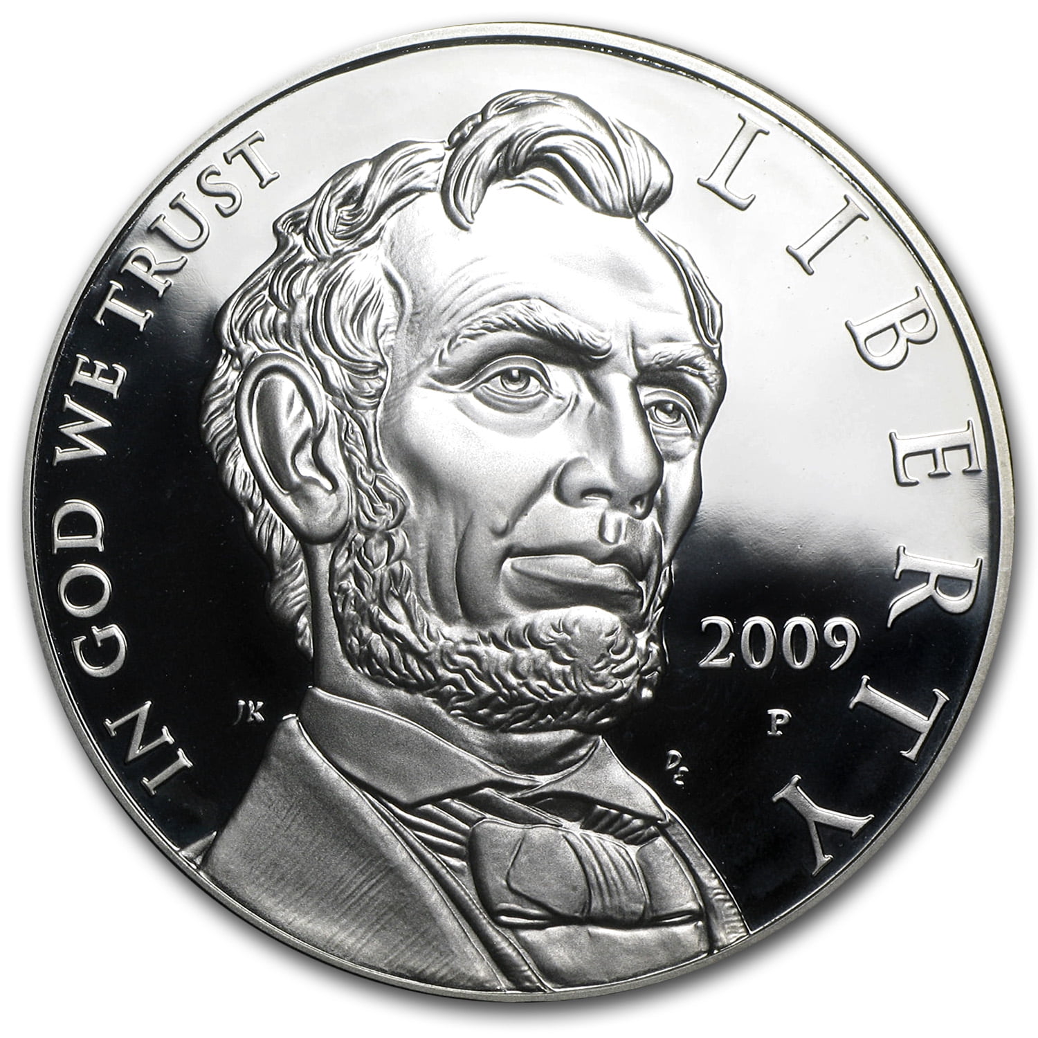 U.S. MINT 2009-P Abraham Lincoln $1 Silver Commem Proof (w/Box & COA)