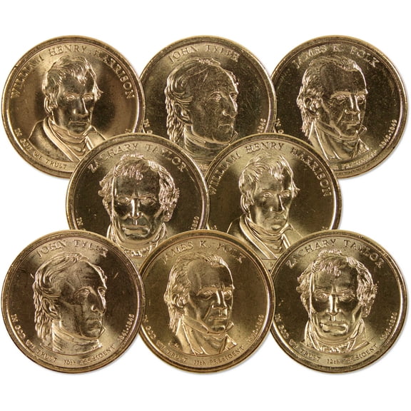 2009 P&D Presidential Dollar 8 Coin Set Uncirculated
