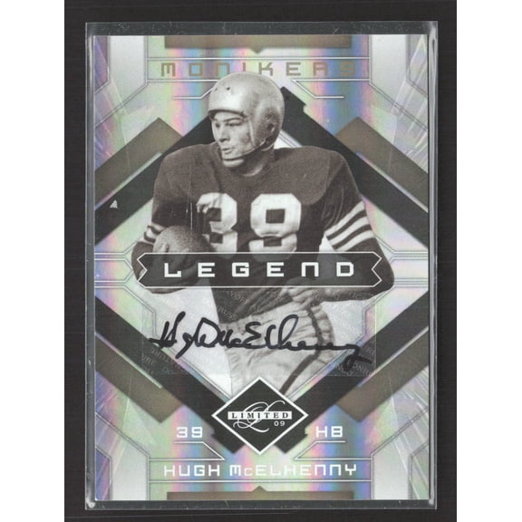 2009 Panini Limited Moniker Legend Hugh McElhenny #120 Silver Spotlight