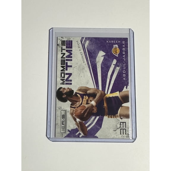 2009 Panini Rookies & Stars Moments In Time Kareem Abdul-Jabbar Los Angeles Lakers #12 Basketball Card