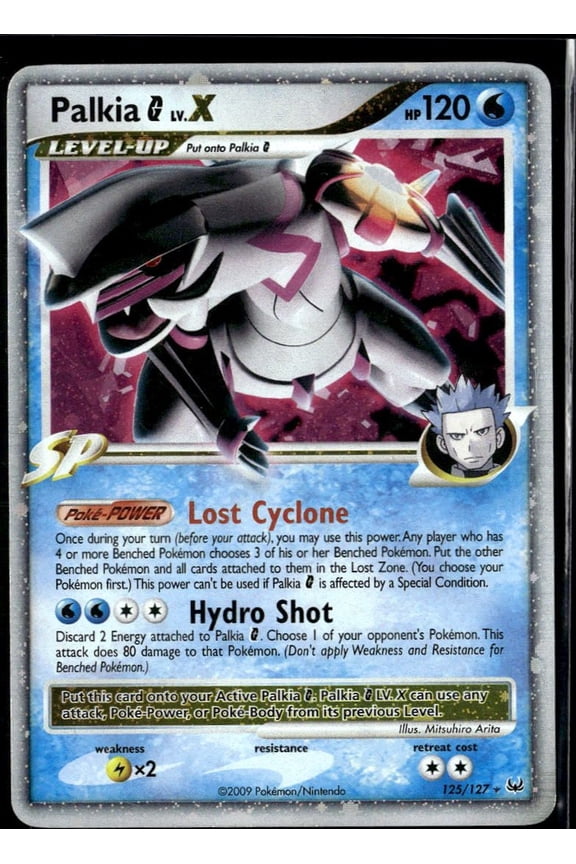 2009 Platinum Palkia G Lv.X Holo Rare #125/127 English Pokemon Trading Card