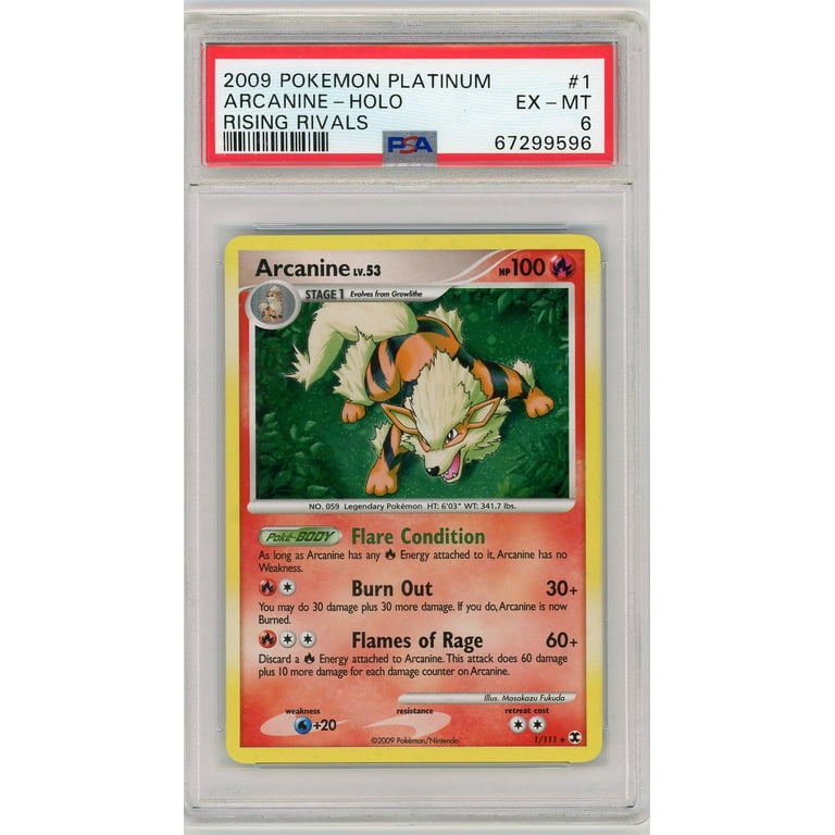 PSA6 ポケモンカード Arcanine (Aquapolis) ウェンディ