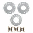 thumbnail image 1 of 2009 Polaris 800 Sportsman EFI HO Front & Rear Brake Rotors and Brake Pads, 1 of 5