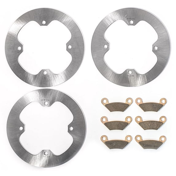 2009 Polaris Sportsman 550 XP Front & Rear MudRat Brake Rotors & Brake Pads