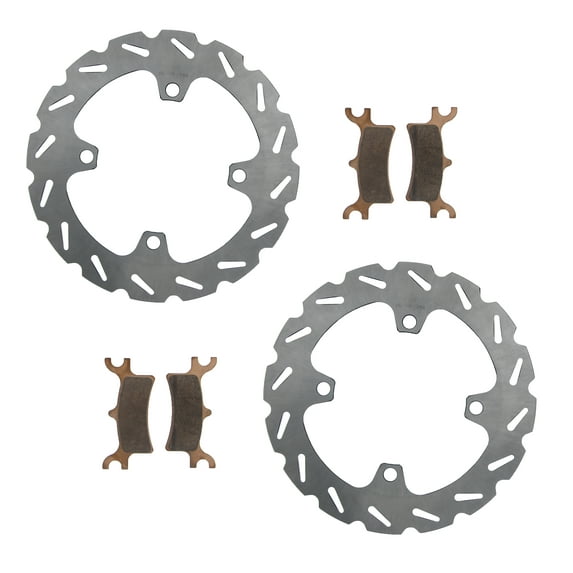 2009 Polaris Sportsman X2 500 EFI Quad Rear RipTide Brake Rotors & Brake Pads