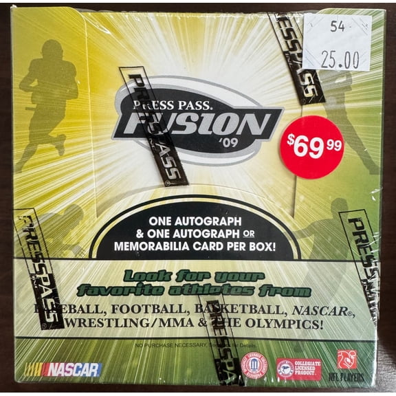 2009 Press Pass Fusion Football Box Factory Sealed
