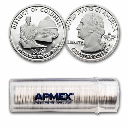 2009-S District of Columbia Quarter Proof 40-Coin Roll (Silver)