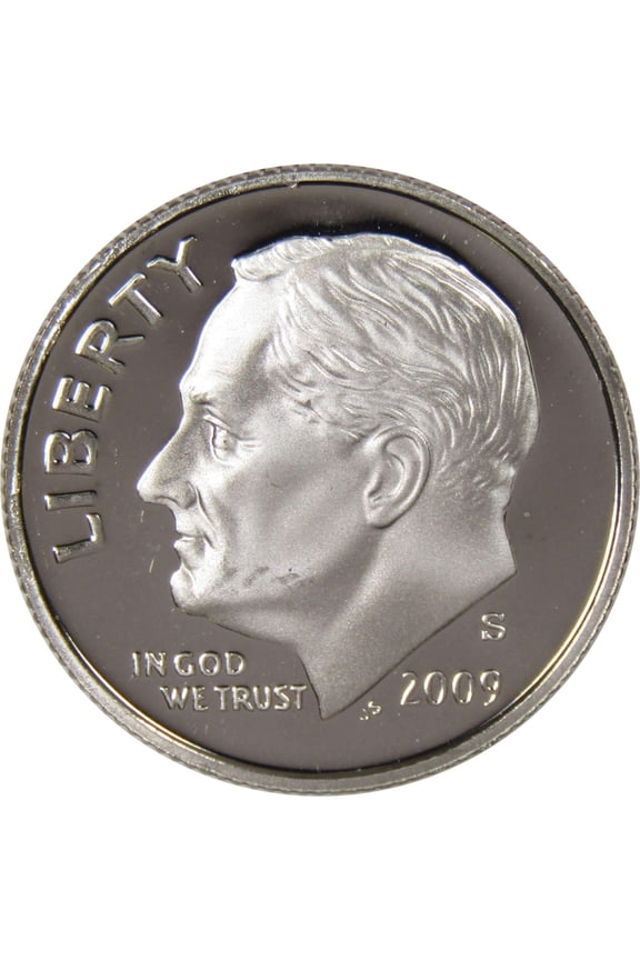 2009 S Roosevelt Dime Choice Proof Clad 10c US Coin Collectible