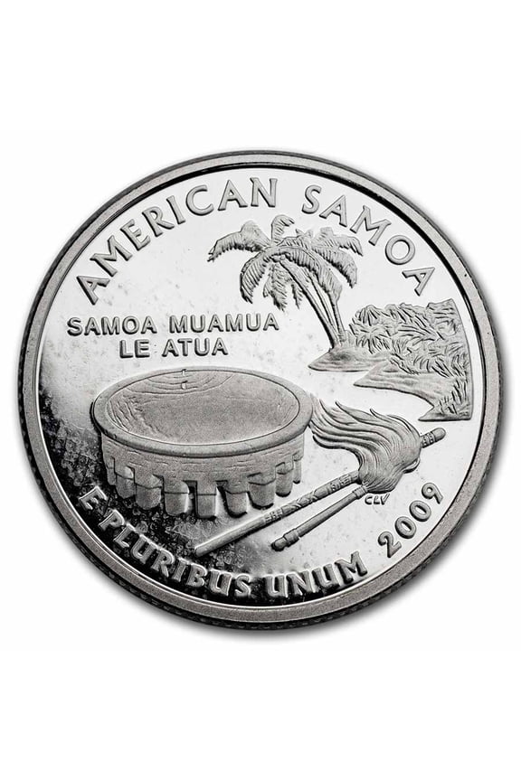 2009-S U.S. Territory American Samoa Quarter Proof (Silver)