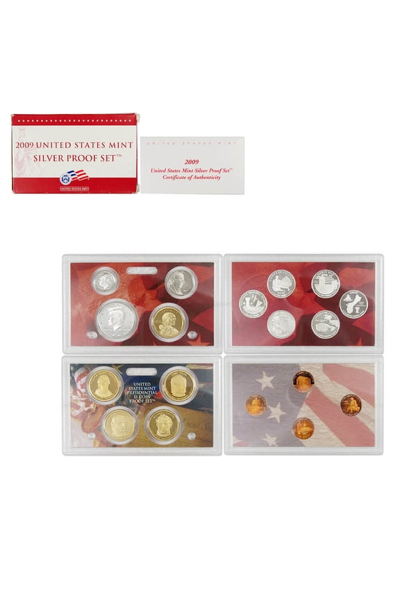 2009-S US Mint Proof Silver Set (w/Box & COA)