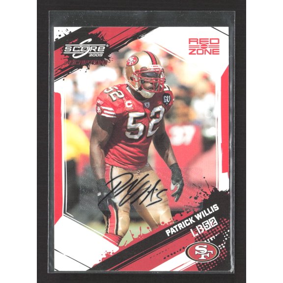 2009 Score Red Zone Patrick Willis #251 /30