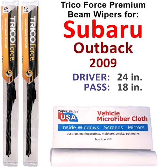 2009 Subaru Outback Performance Beam Wipers (Set of 2)