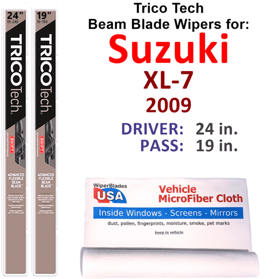 2009 Suzuki XL-7 Beam Blade Wipers (Set of 2)