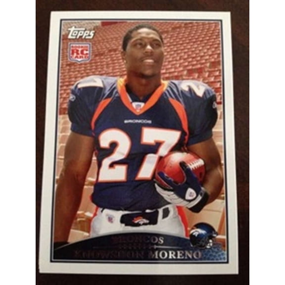 2009 Topps FB Denver Broncos Team Set Knowshon Moreno RC