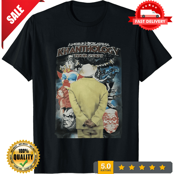 2009 Tour Andre Nickatina Style Shirt Black Unisex S-2345XL 2C148, LIMITED EDITION-TH65895