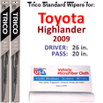 thumbnail image 1 of 2009 Toyota Highlander Wiper Blades (Set of 2), 1 of 3
