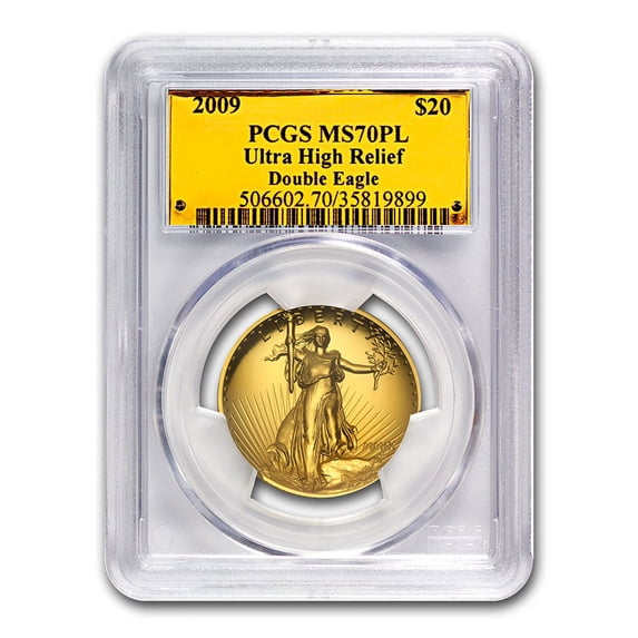 2009 Ultra High Relief Double Eagle MS-70 PL PCGS (Gold Foil)