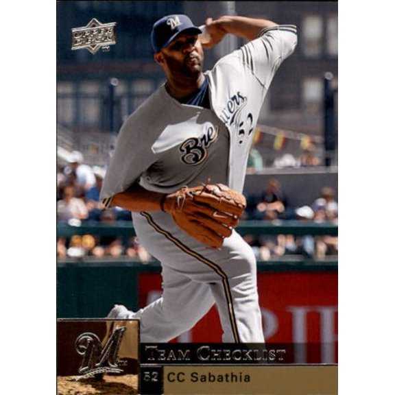 2009 Upper Deck #476 CC Sabathia CL MLB Baseball Trading Card