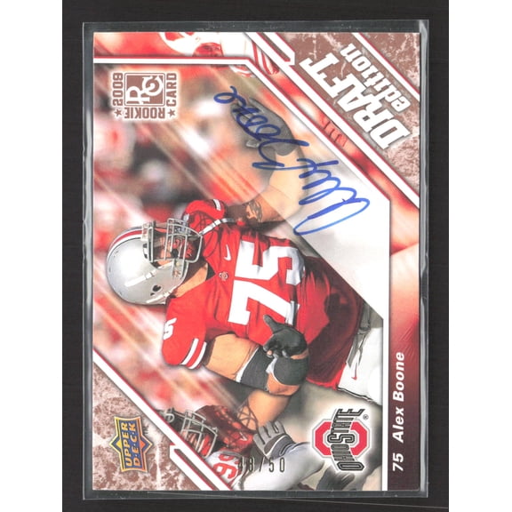 2009 Upper Deck Draft Edition Alex Boone #46 /50