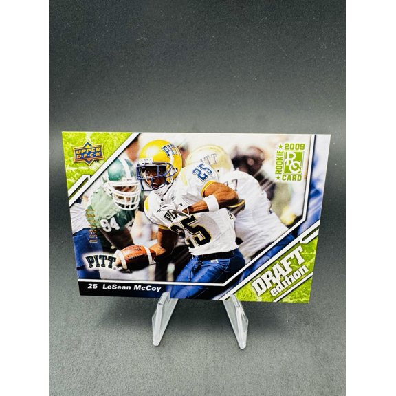 2009 Upper Deck Draft Edition Green Rookie Football Card LeSean McCoy #76