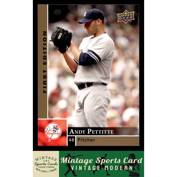 2009 Upper Deck First Edition Andy Pettitte #211 New York Yankees Baseball Card