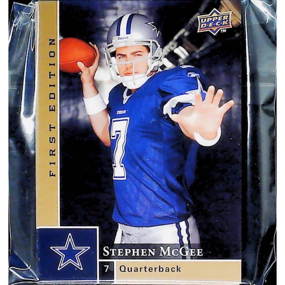 2009 Upper Deck First Edition Dallas Cowboys Team Set w RC 7 Cards